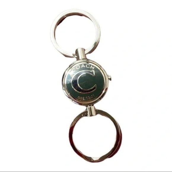 NWOT Coach Forest Green Keychain Valet - Picture 3 of 3